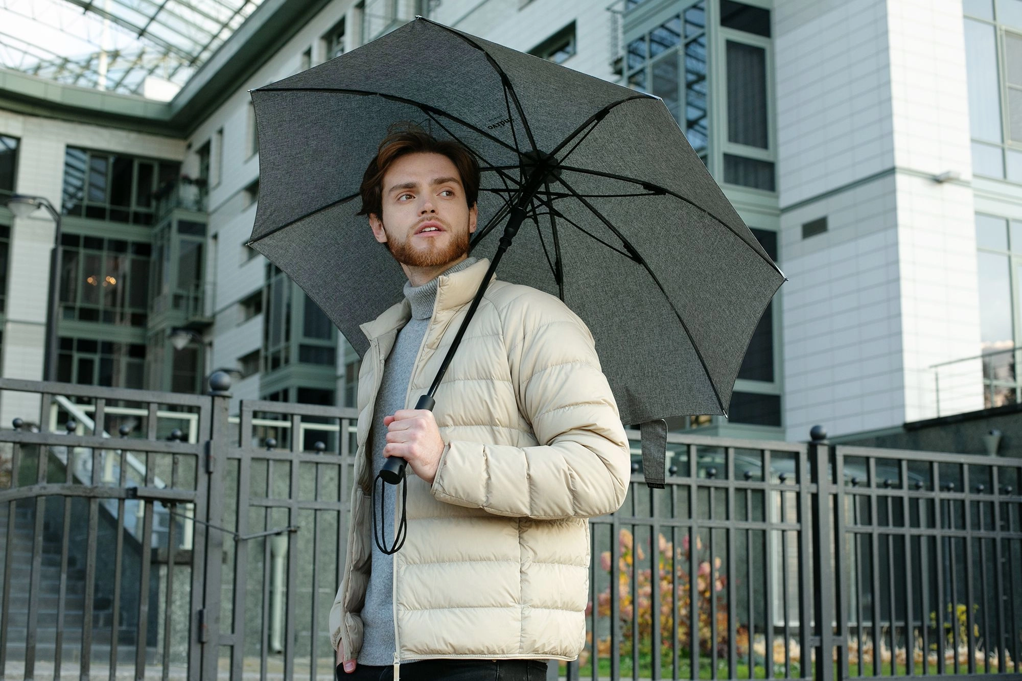 картинка Зонт-трость rainVestment магазин Бизнес Презент