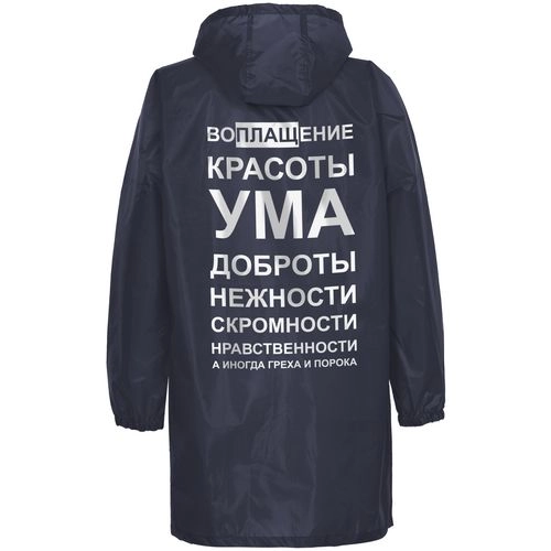 картинка Дождевик «Воплащение всего», темно-синий магазин Бизнес Презент