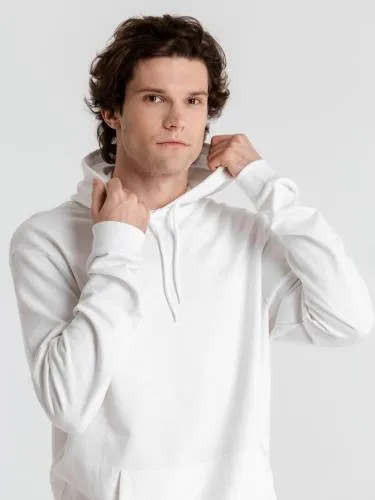 картинка Толстовка с капюшоном унисекс Hoodie, белая магазин Бизнес Презент